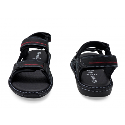 Men Sandals SKA-19 Black Nubuck (Oiled)